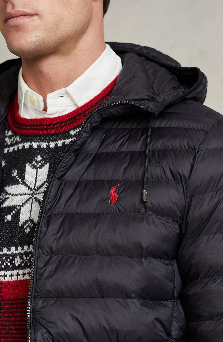 Polo Ralph Lauren Terra Packable Recycled Nylon Puffer Jacket, Alternate, color, 