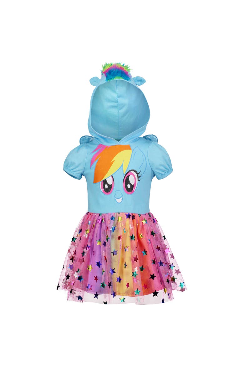 Rainbow Dash Cosplay Tutu Dress, Main, color, Rainbow Dash Blue