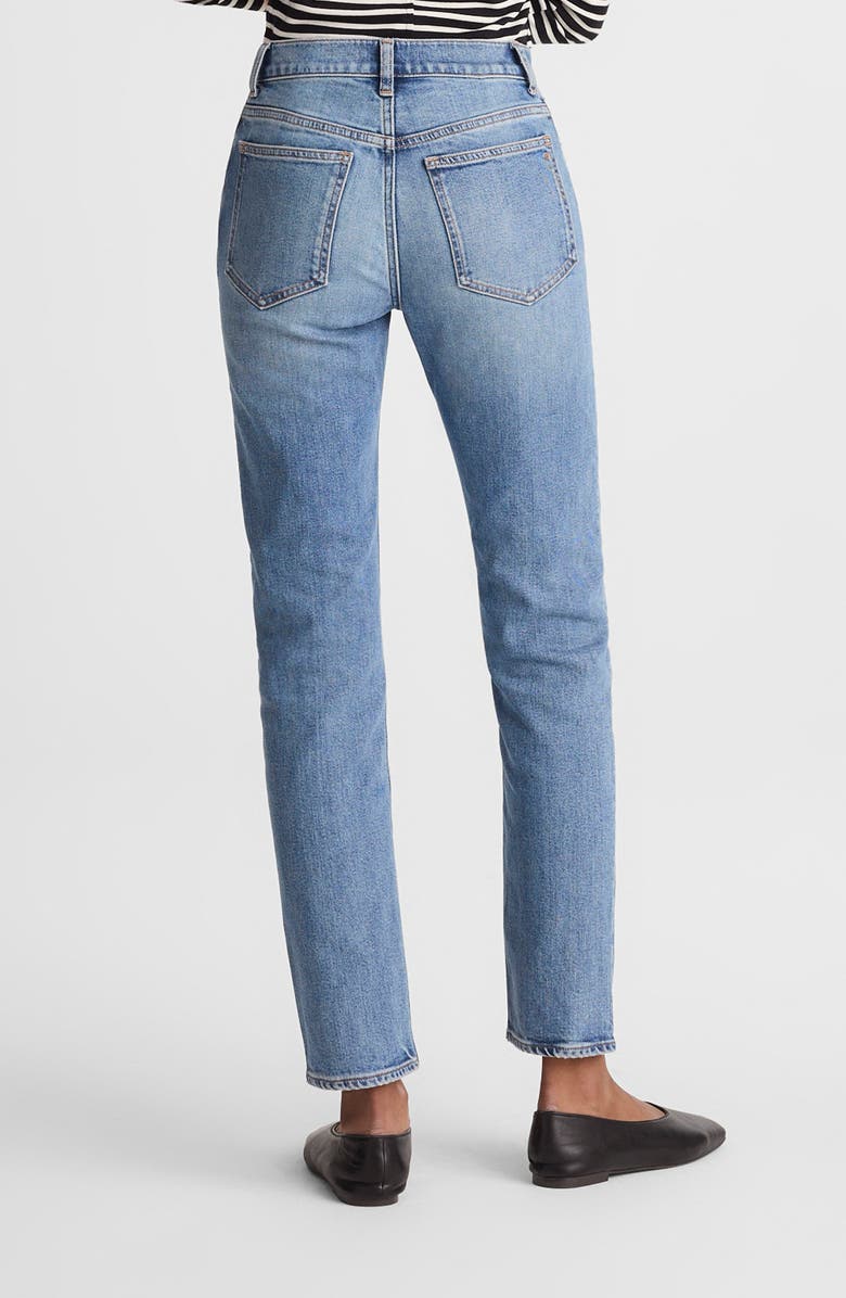 Madewell The Jules Ankle Slim Straight Leg Jeans, Alternate, color, Atlin Wash