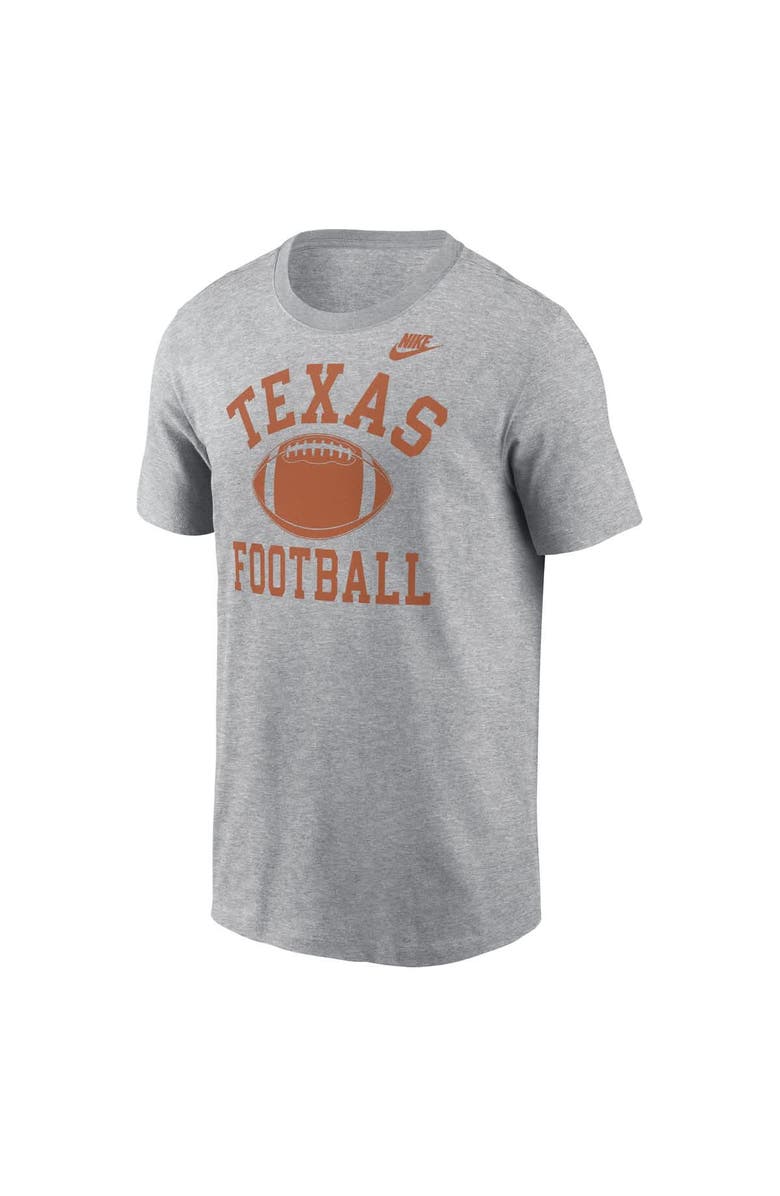 Nike Men's Nike Heather Gray Texas Longhorns Legacy Football Icon T-Shirt, Alternate, color, Heather Gray