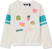 Lands' End Girls Long Sleeve Varisty Top