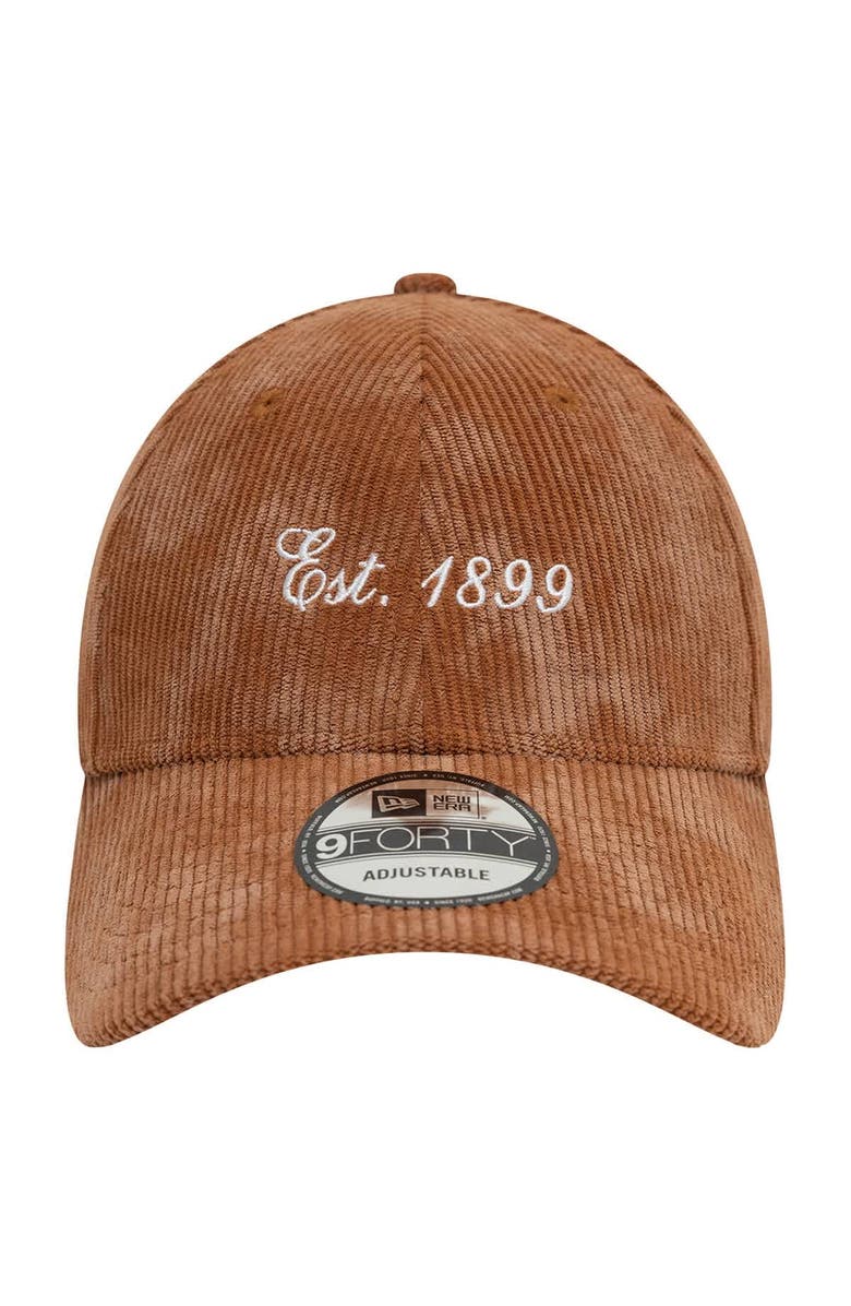 New Era Men's New Era  Tan AC Milan Corduroy 9FORTY Adjustable Hat, Alternate, color, 