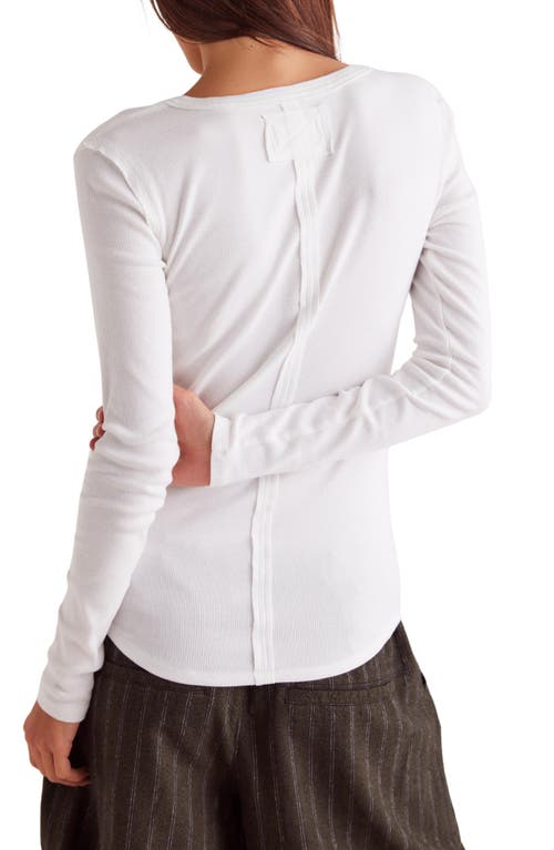 Free People Jamie Henley Top In Ivory In White