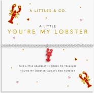 A Littles & Co A Little Vibes 'You'Re My Lobster' Bracelet