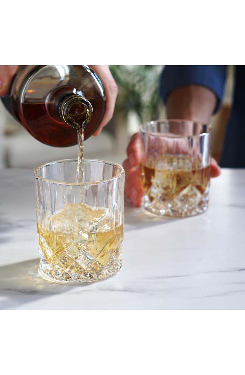 Viski Admiral Crystal Rocks Glasses, Alternate, color, Clear