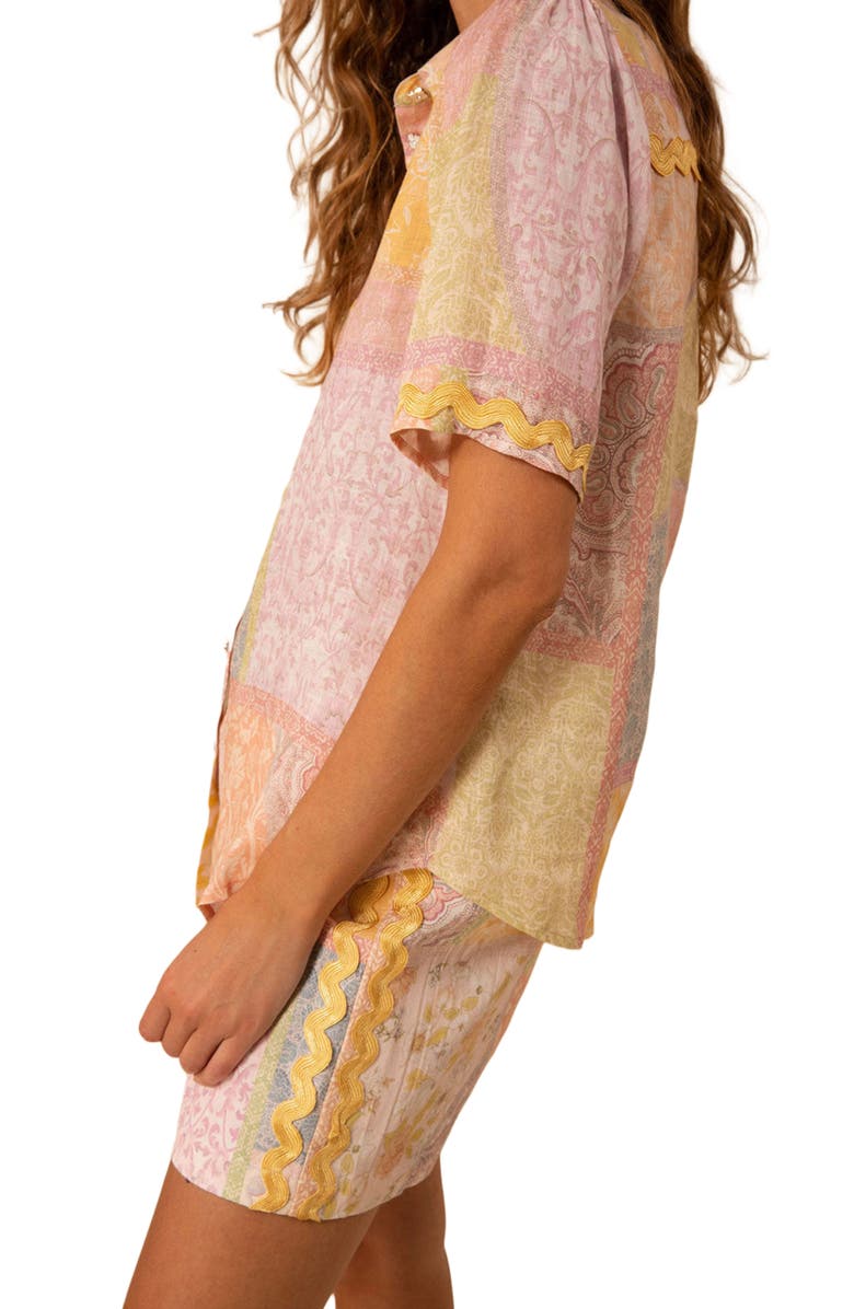 Hale Bob Oakley Belted Shorts, Alternate, color, 