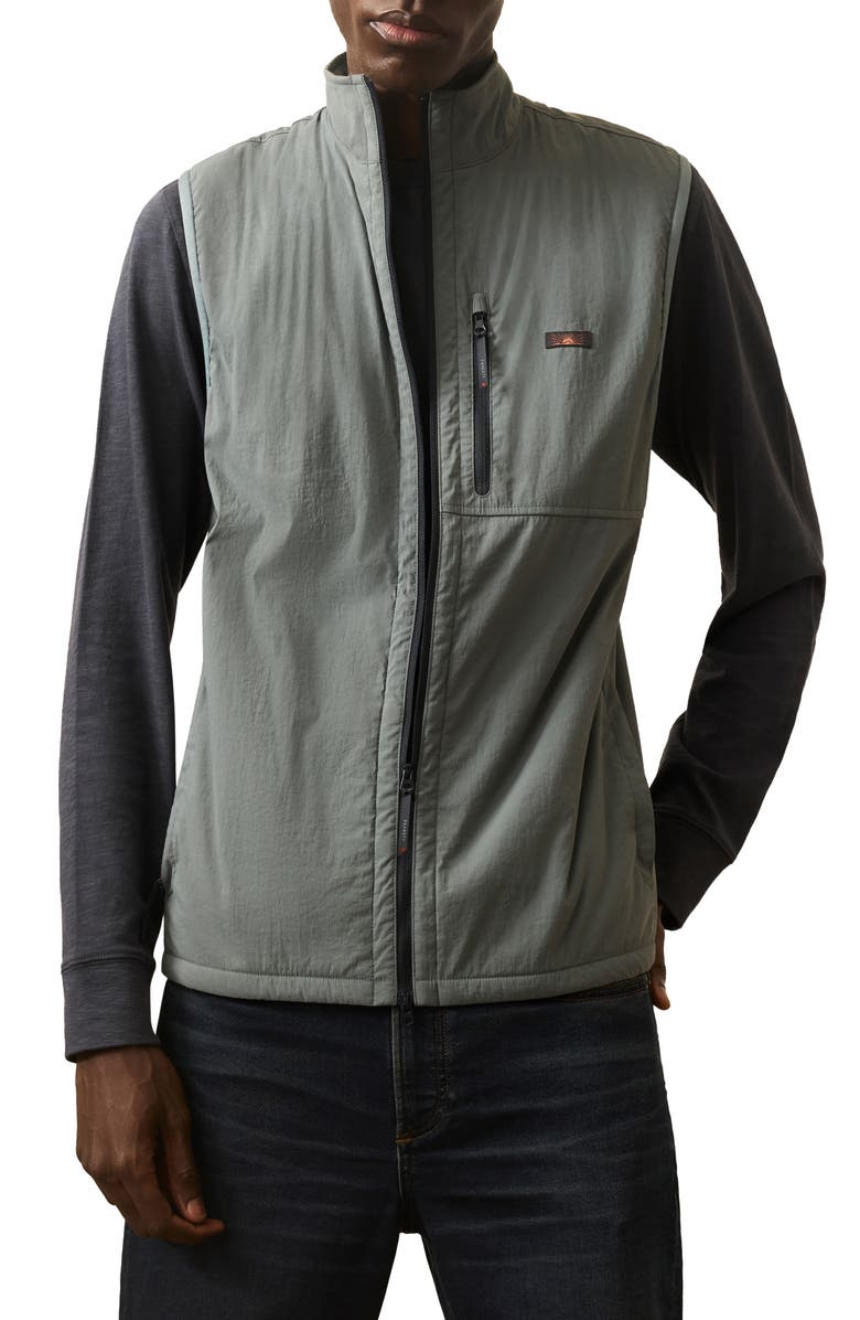 Faherty Shorelite Zephyr Vest, Main, color, Seaglass Blue