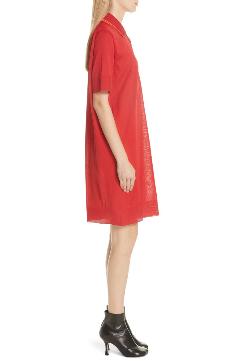 Polo Dress, Alternate, color, RED