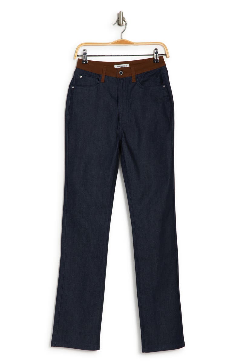 WeWoreWhat Colorblock Icon Jeans, Alternate, color, 