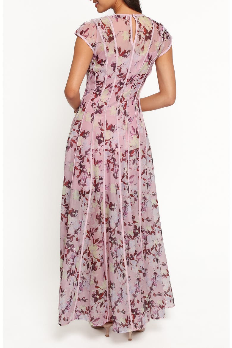 Livio Floral Maxi Dress, Alternate, color, LILAC FLORAL