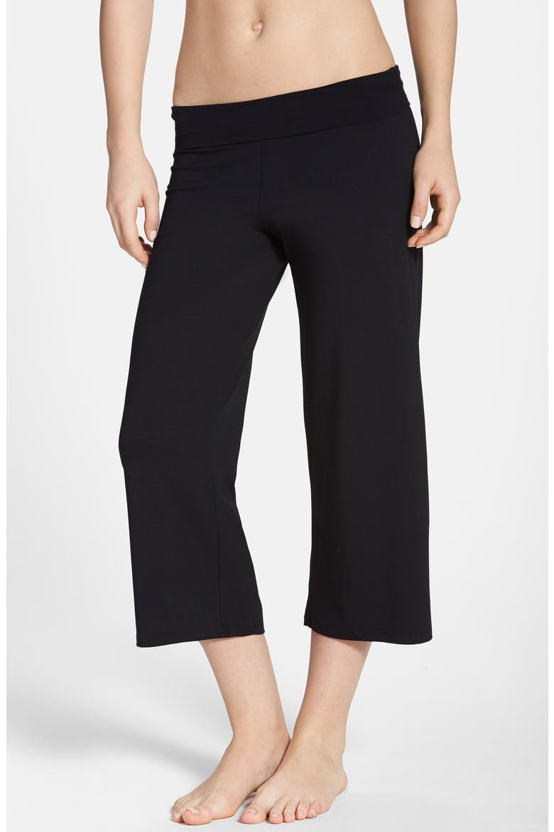 'So Fine' Gaucho Pants, Main, color, BLACK