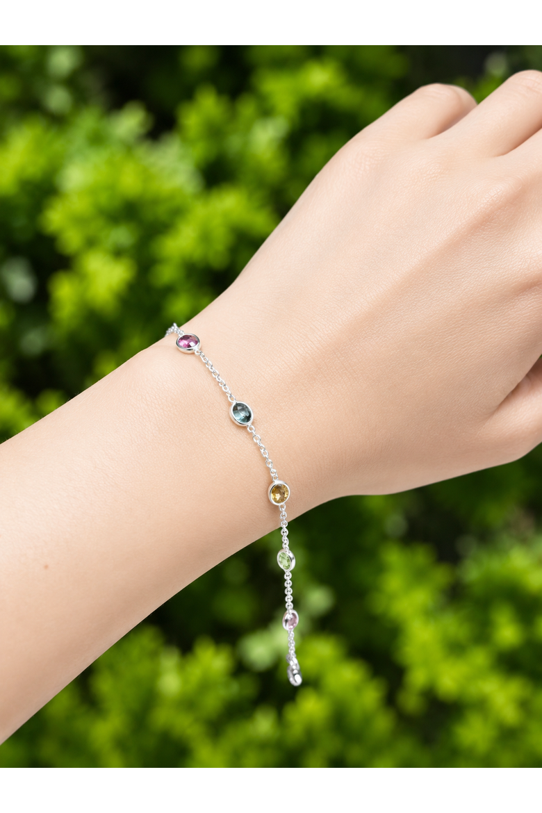 Golden Grove Multi-Stone Bracelet, Alternate, color, Green