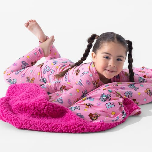 Bellabu Bear Kids' Paw Patrol Varsity Pink Set Of 2 Piece Pajamas In Pink