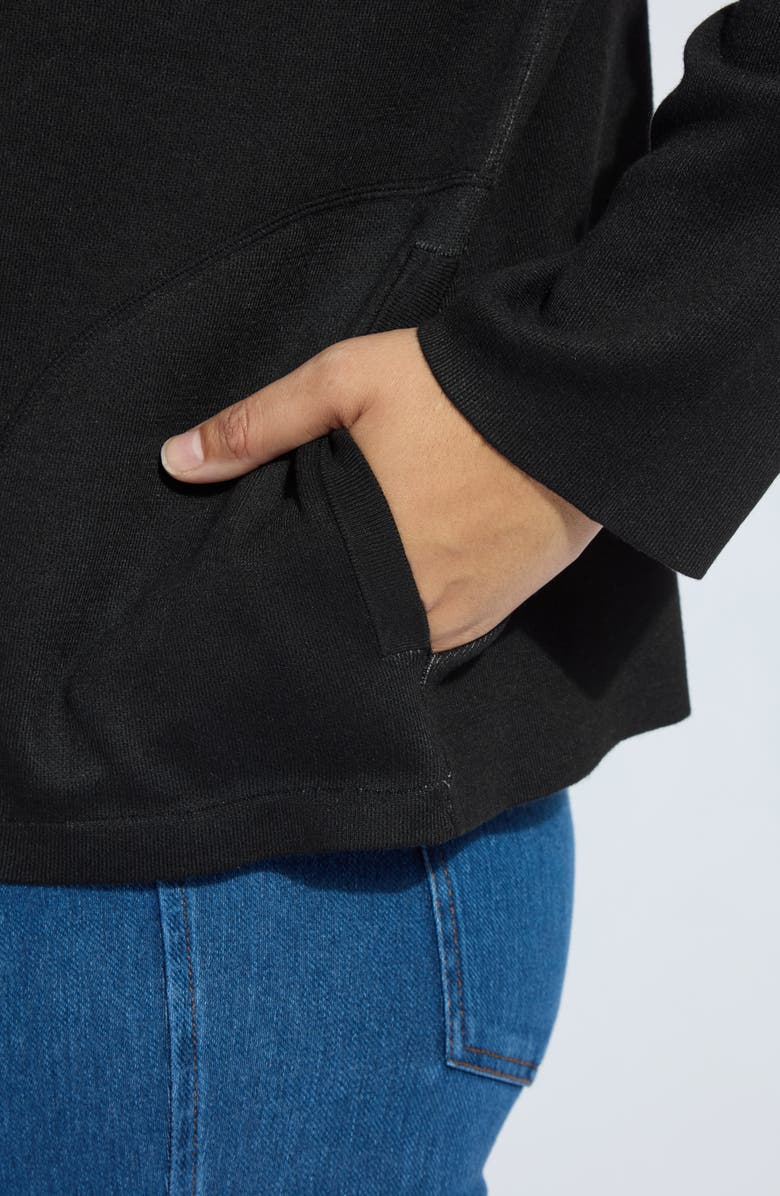 Lysse Reversible Zip Up Cardigan, Alternate, color, Black