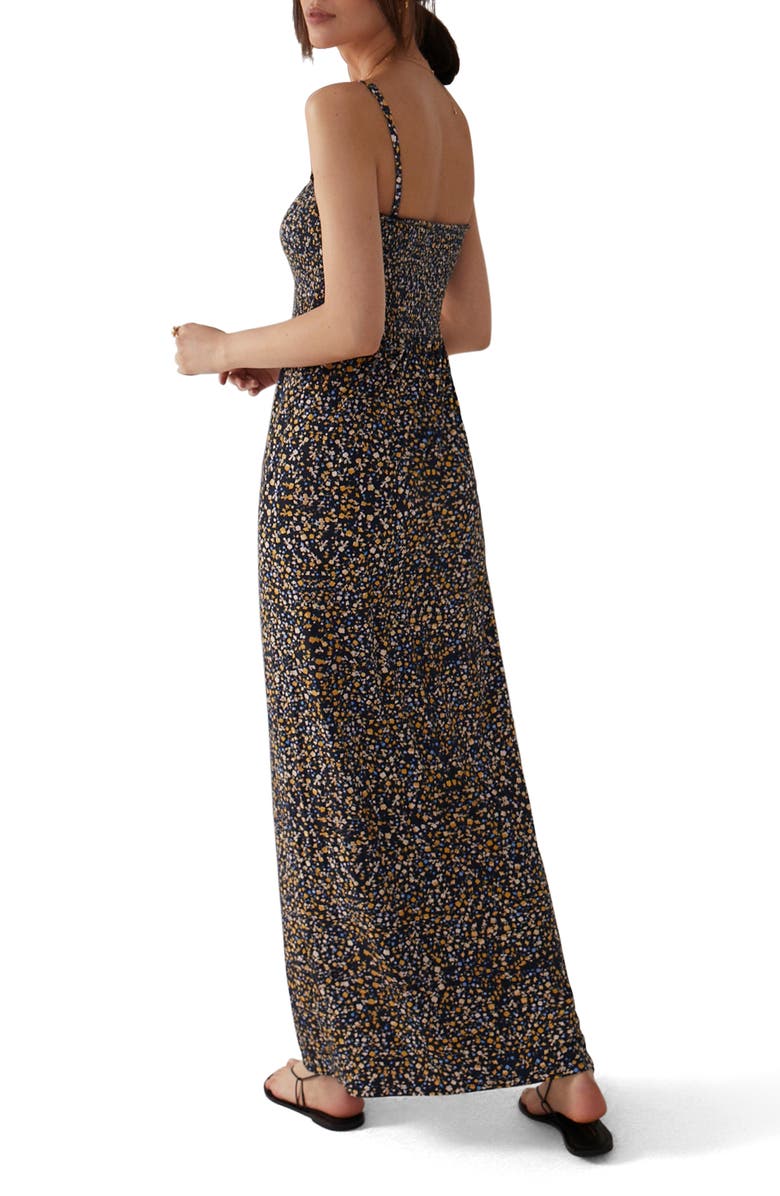 Favorite Daughter The Apartment Smocked Floral Maxi Dress, Alternate, color, 