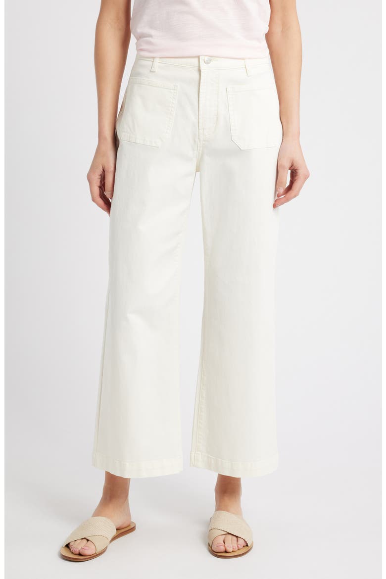 Sailor Wide Leg Pants, Main, color, VANILLA ICE