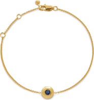 Monica Vinader Bezel Birthstone Station Bracelet
