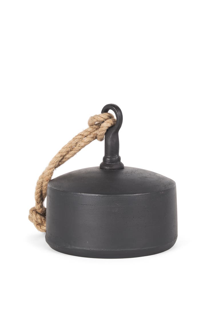 Quincy Metal Decorative Bell Object, Main, color, Black