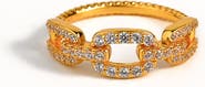 Zynnia Collective Studded Twist Chain Ring
