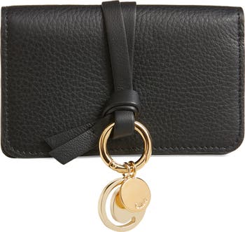 ★Chloe★ Alphabet Zipper Card Holder Black CHC21WP944F57001 Chloe Alphabet Zipper Card Holder Black | eBay