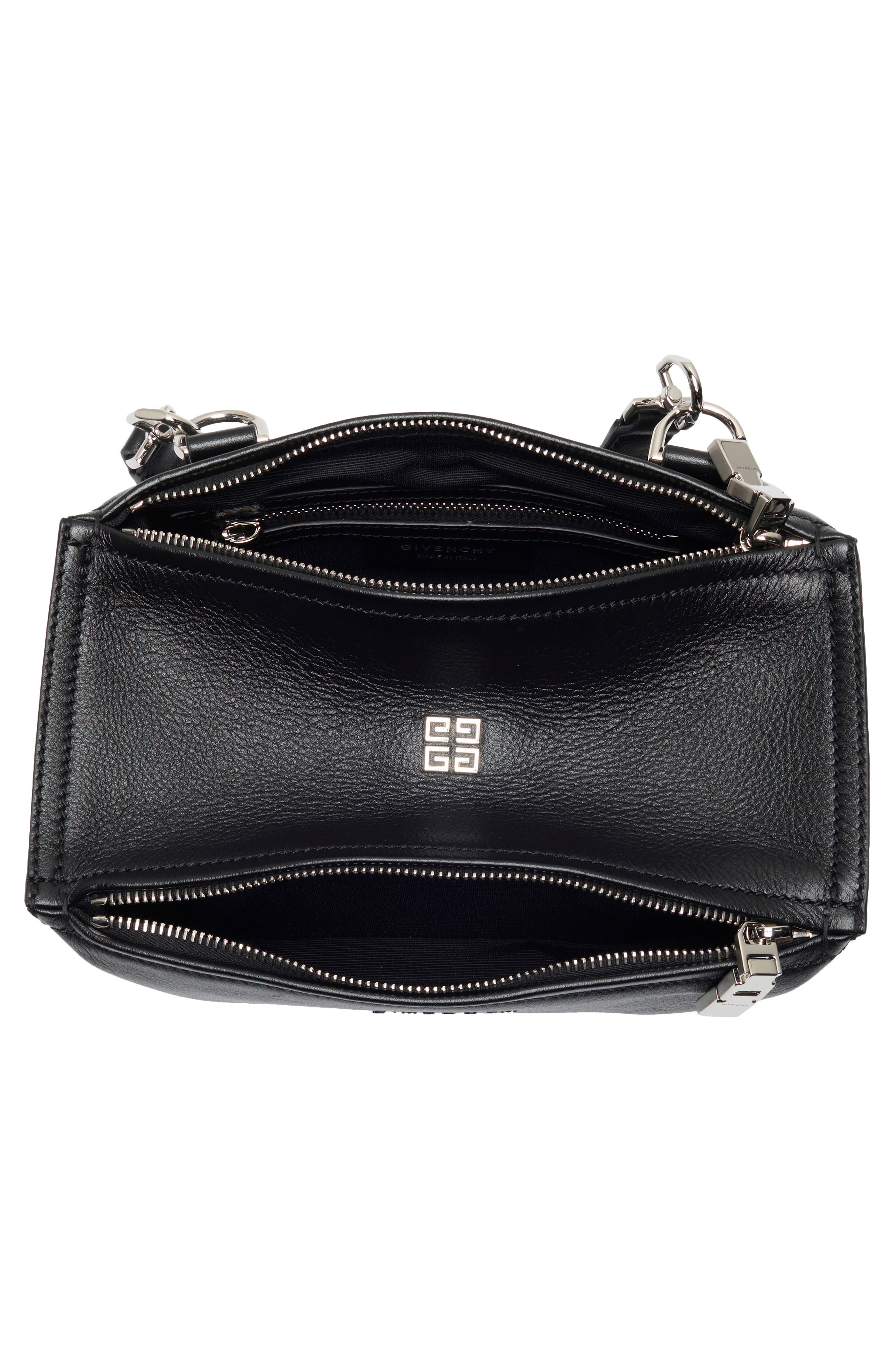 Givenchy Pandora Mini Crossbody Bag, Alternate, color, Black