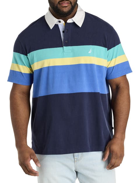 Big & Tall Colorblocked Polo Shirt