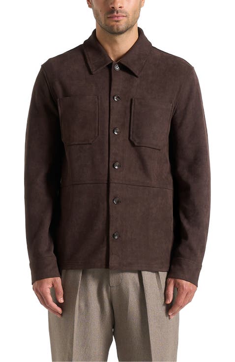 Thomas Suede Long Sleeve Shirt