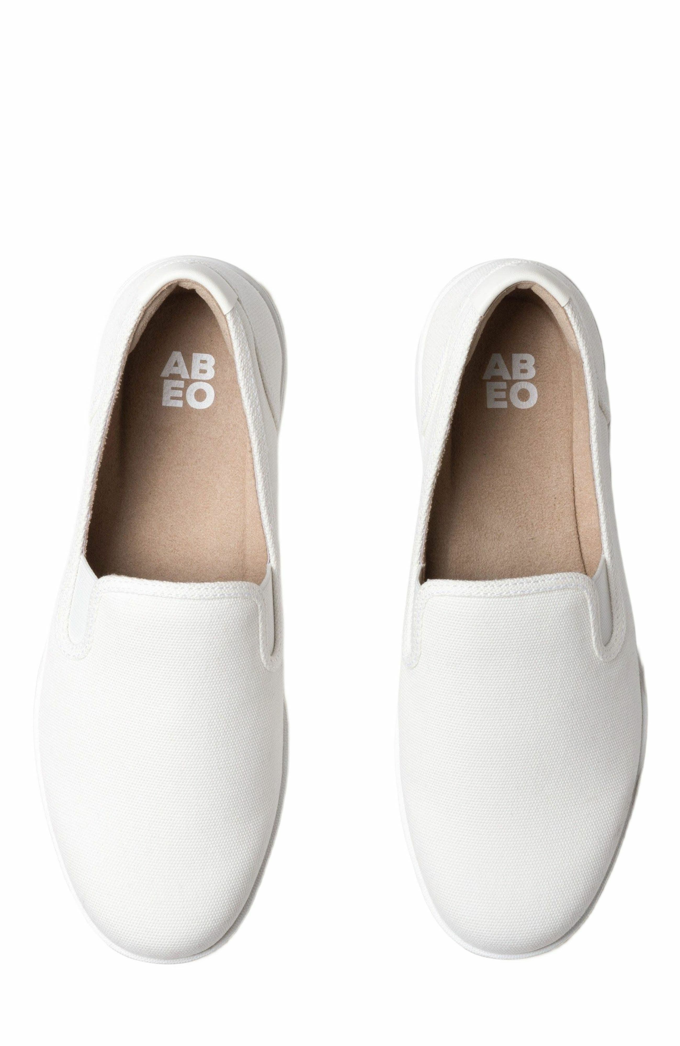 Encore Slip On Sneaker, Alternate, color, White Canvas - Regular