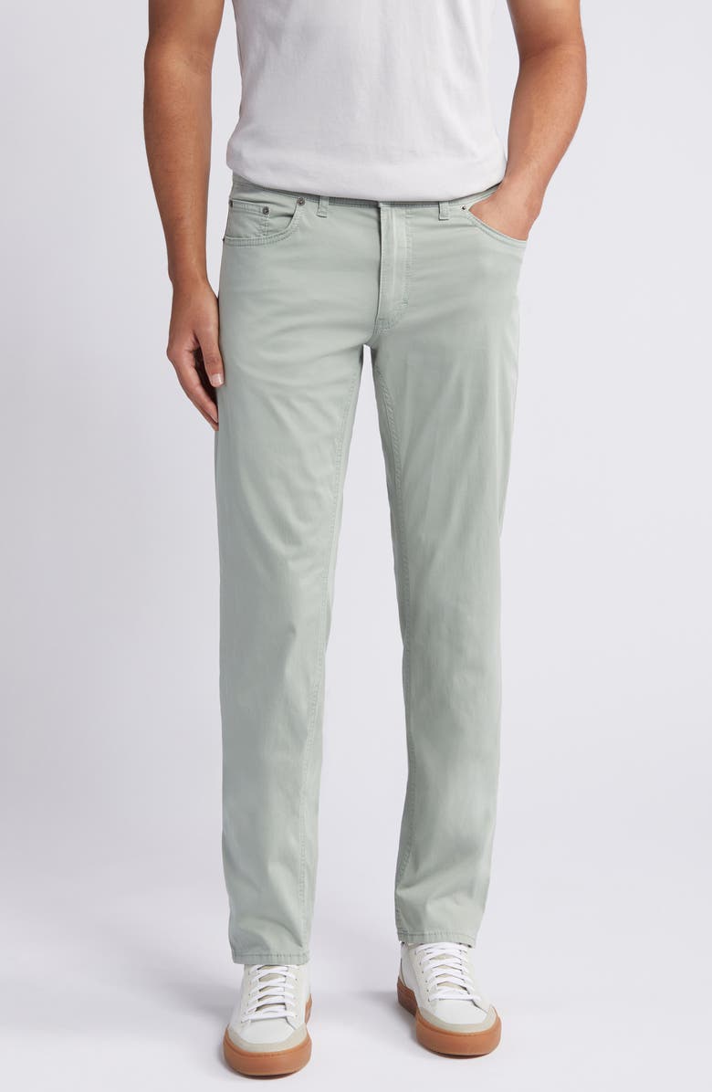 Brax Cooper Fancy Regular Fit Five-Pocket Pants, Main, color, Avocado