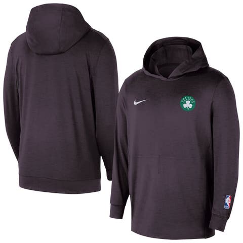 Men's Nike  Black Boston Celtics Authentic Practice Yoga Restore Pullover Hoodie