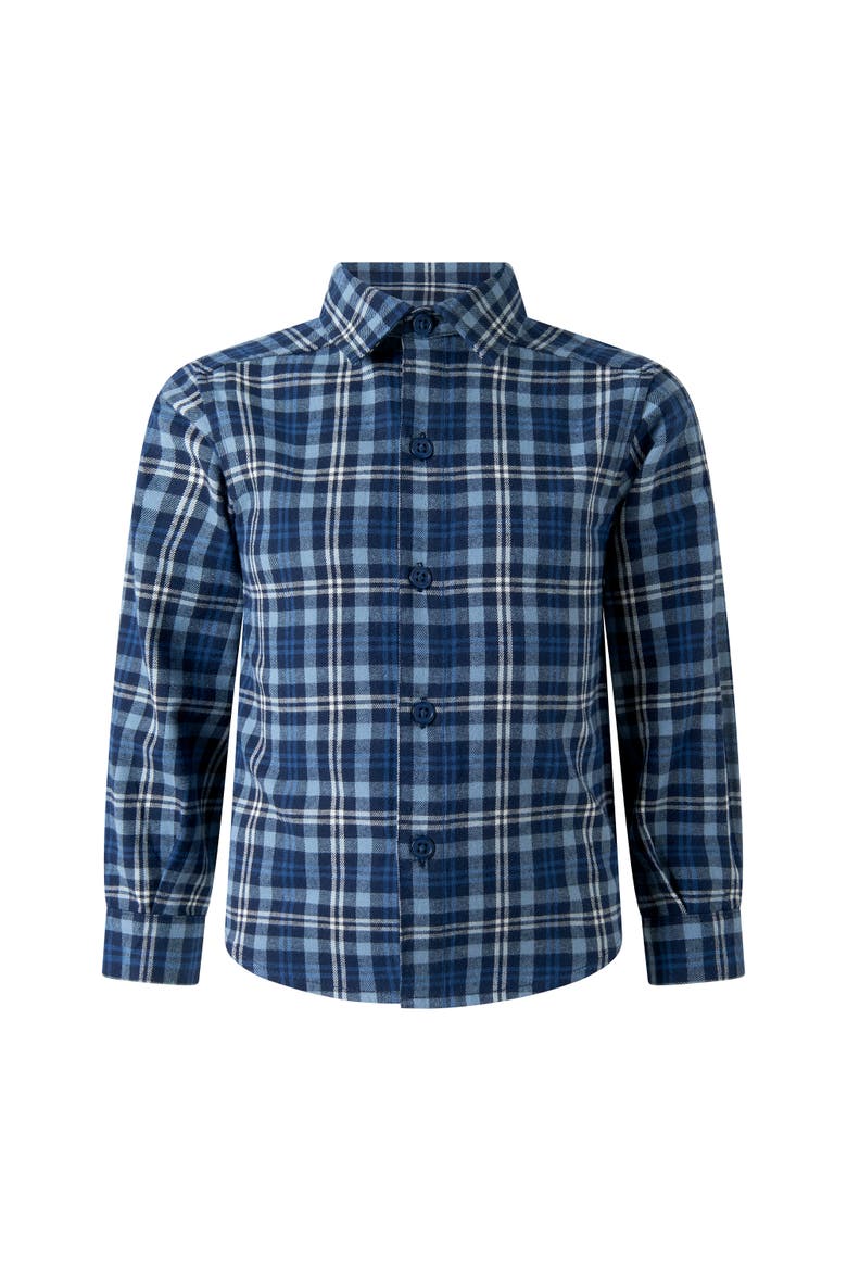 Check Flannel Shirt, Main, color, Blue
