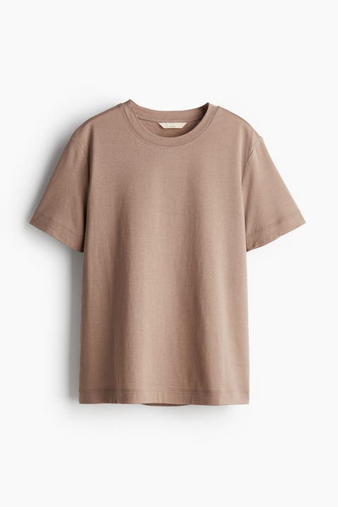 Silk-blend T-shirt