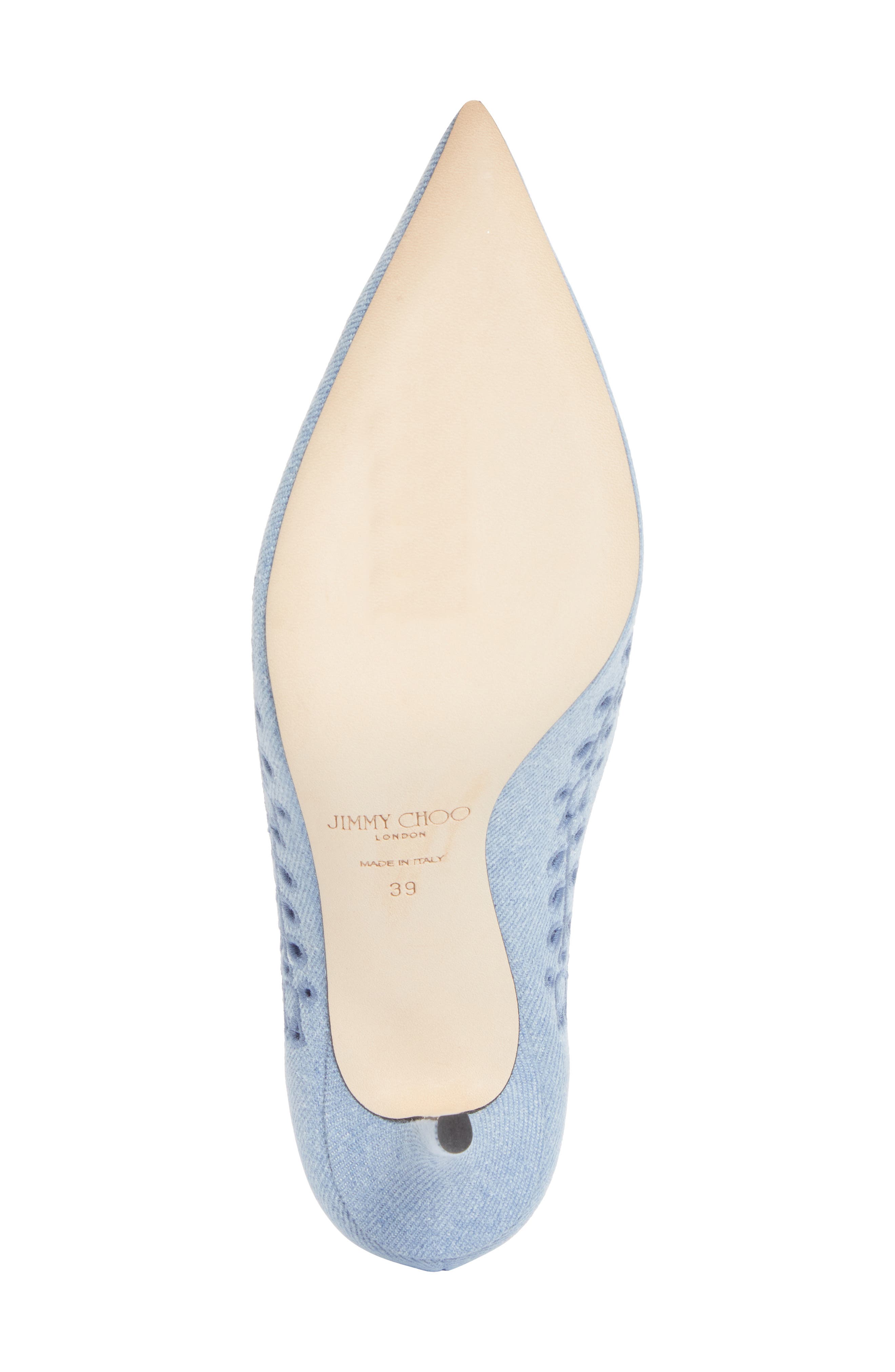 Jimmy Choo Love Pointed Toe Pump, Alternate, color, Blue Haze