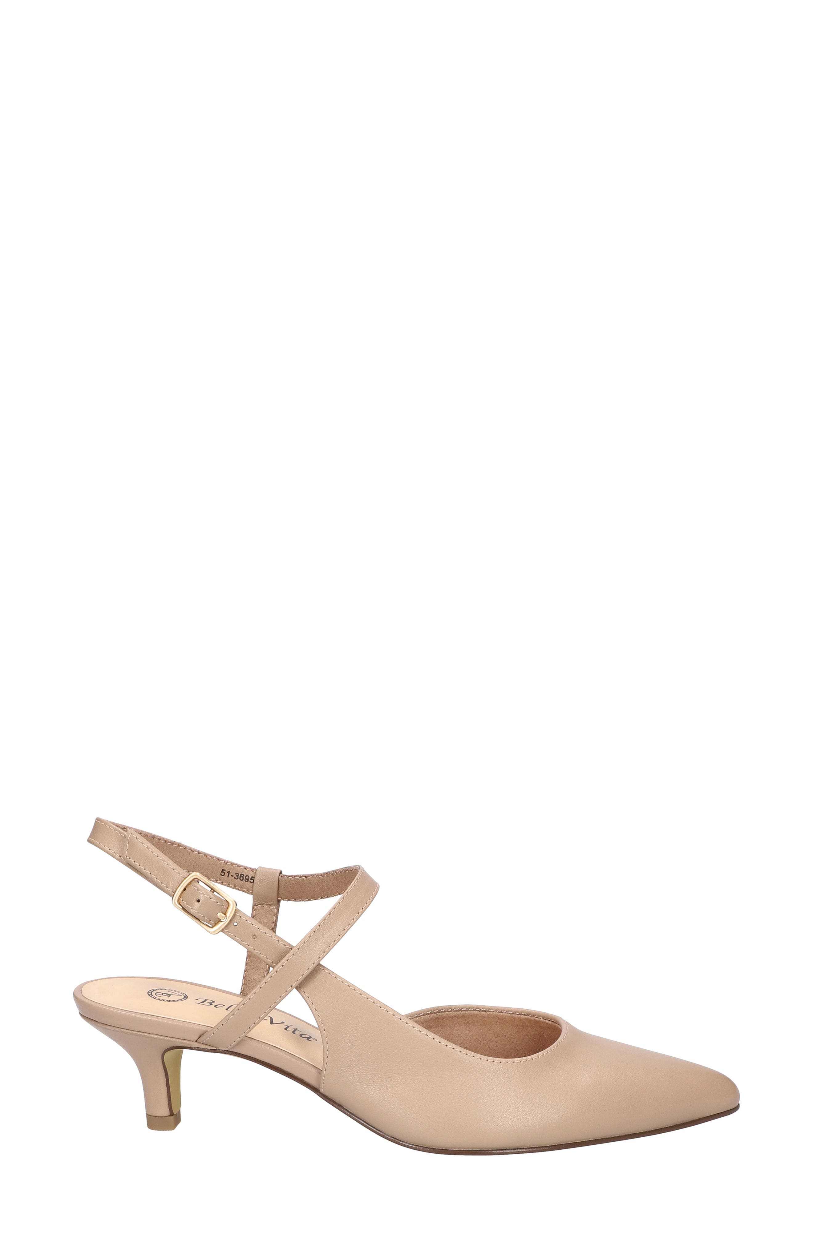 Kayce Pointed Toe Pump, Alternate, color, NUDE LEATHER
