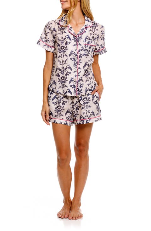 Nina Linen Short Pajamas