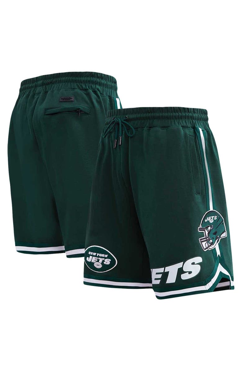PRO STANDARD Men's Pro Standard Green New York Jets Classic Chenille Shorts, Main, color,