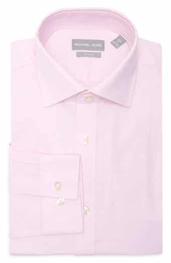 Michael Kors Slim Fit Yarn Dye Dress Shirt