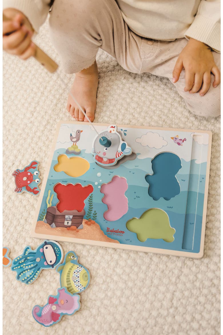 Wilma Whale Loves the Sea Fishing Game Puzzle, Alternate, color, Blue