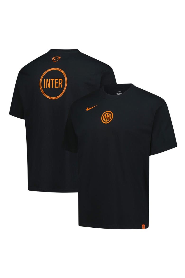 e982☆NIKE INTERスポーツロングTシャツ180-96Aサイズ Men's Nike Black Inter Milan T90 Remix T-Shirt (Men) | Nordstrom
