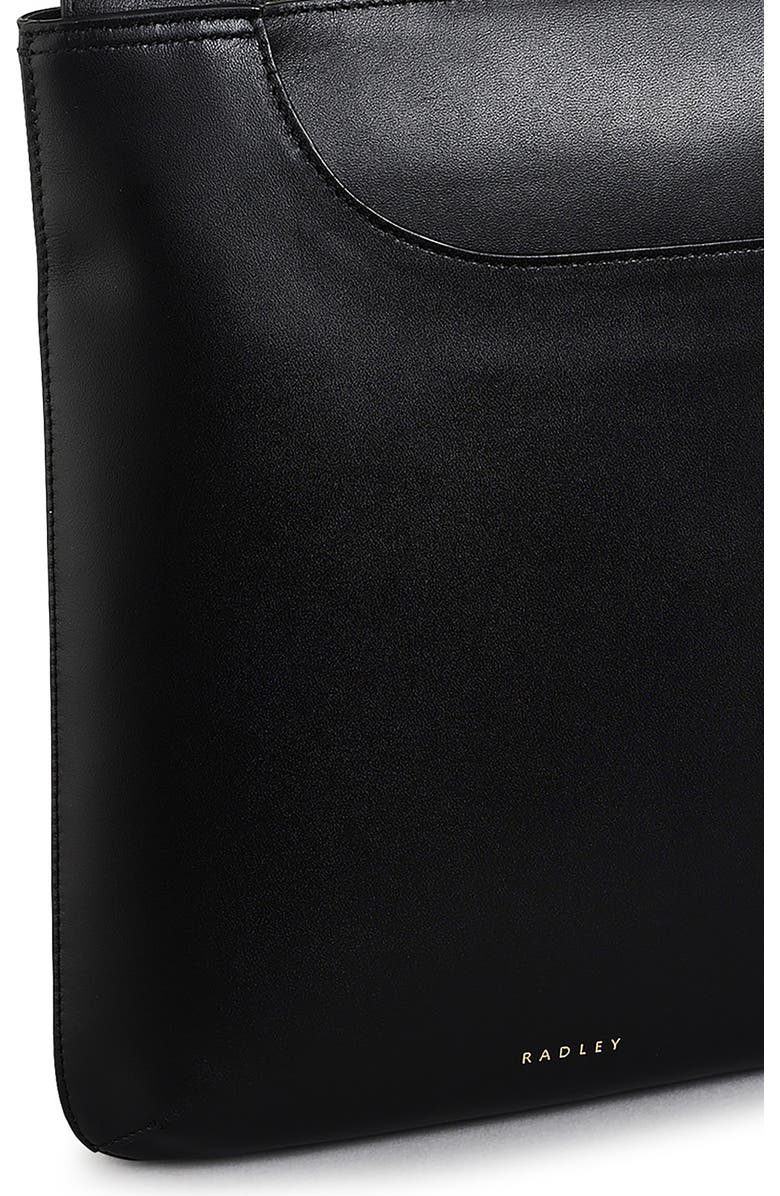 Radley Pockets Leather Crossbody Bag, Alternate, color, Black