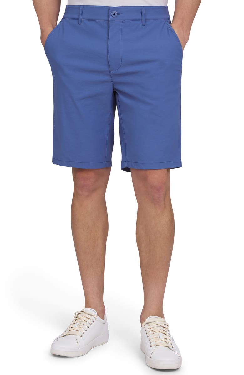DKNY Tech Chino Shorts, Alternate, color, Iron Blue