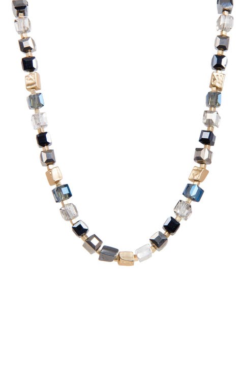 Faceted Bead Necklace