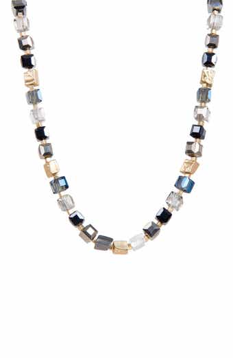 Faceted Bead Necklace