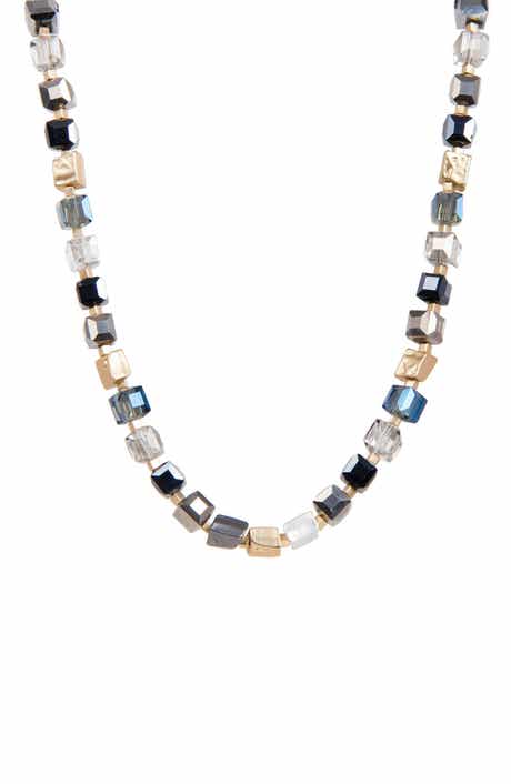 Faceted Bead Necklace