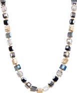 SAACHI Faceted Bead Necklace
