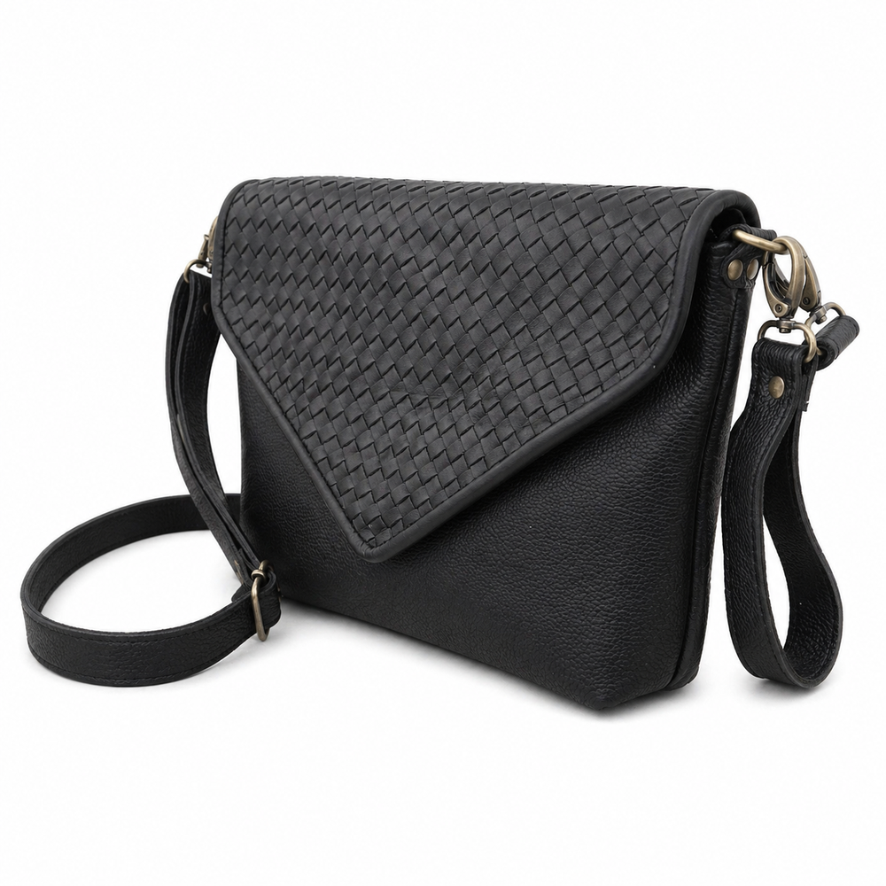 Amasouk Woven Everyday Bag, Alternate, color, Black