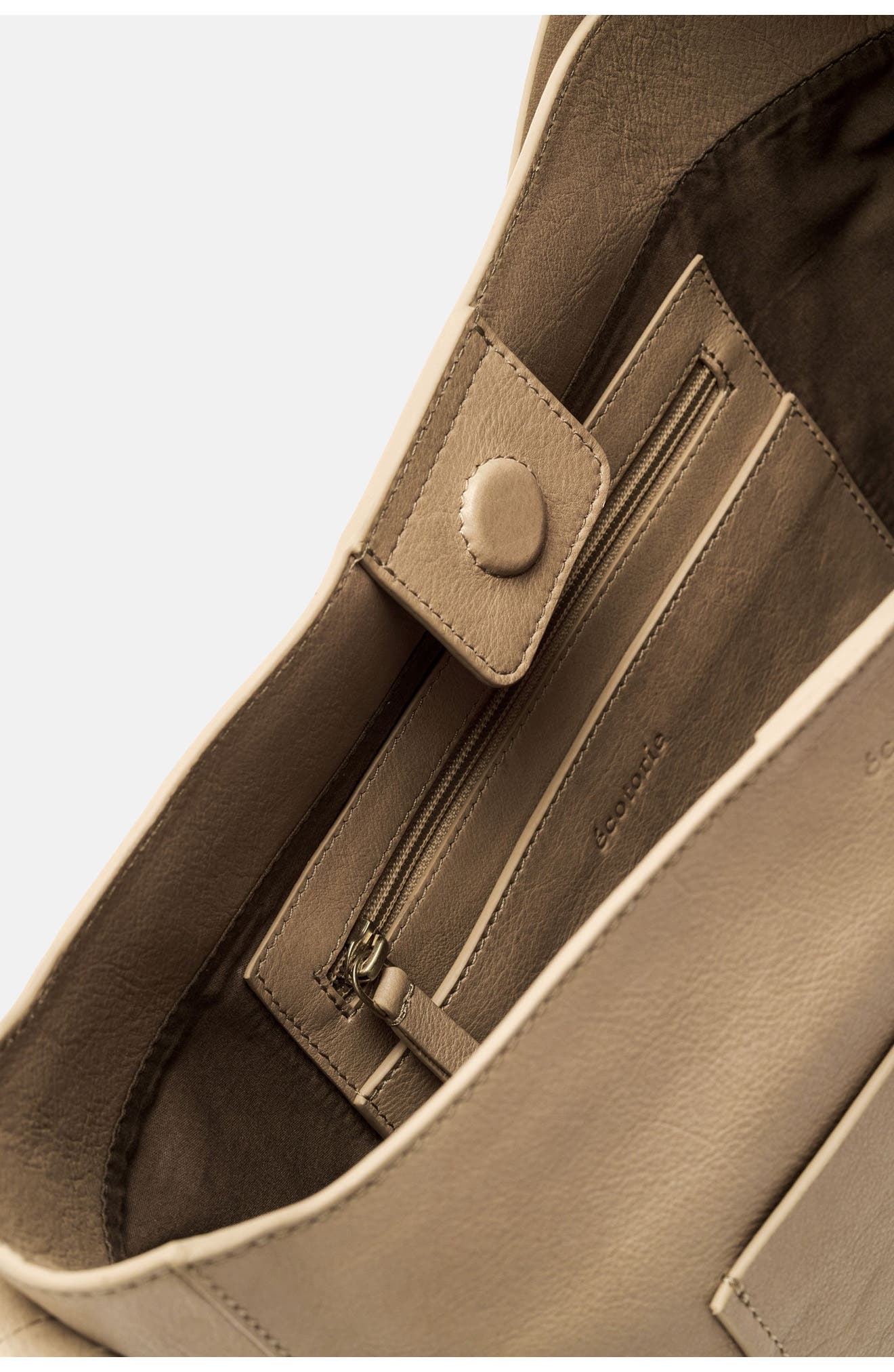 Brigitte Leather Crossbody Bag, Alternate, color, OATMEAL