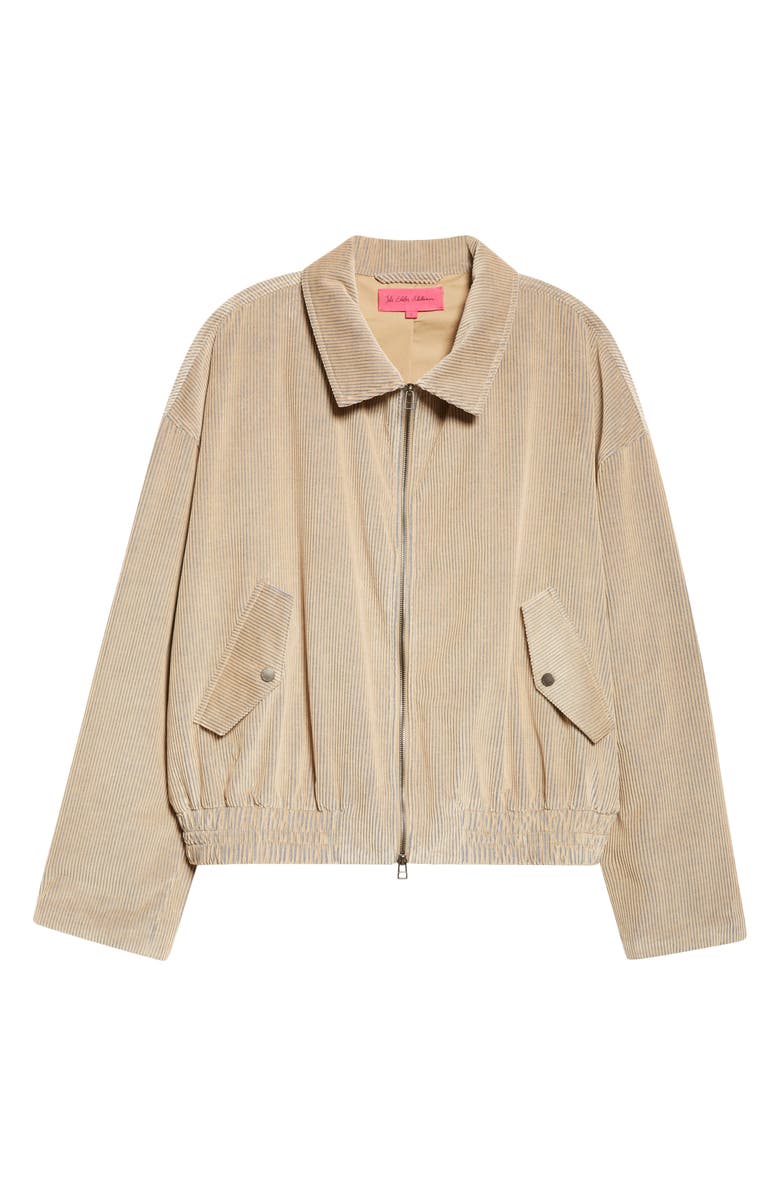 The Elder Statesman Corduroy Jacket, Alternate, color, Silver/ Camel