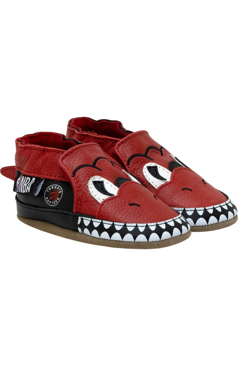 Robeez<sup>®</sup> Toronto Raptors Crib Shoe, Main, color,