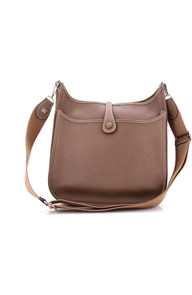 Pre-Owned Hermes Evelyne Bag Gen III Clemence PM, Alternate, color, Etoupe